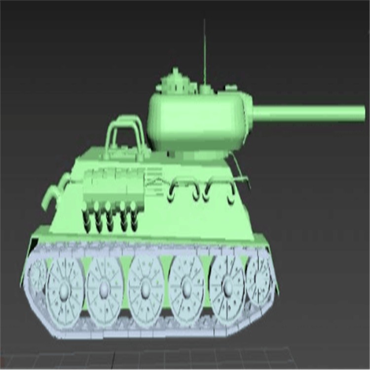 武江充气军用坦克模型
